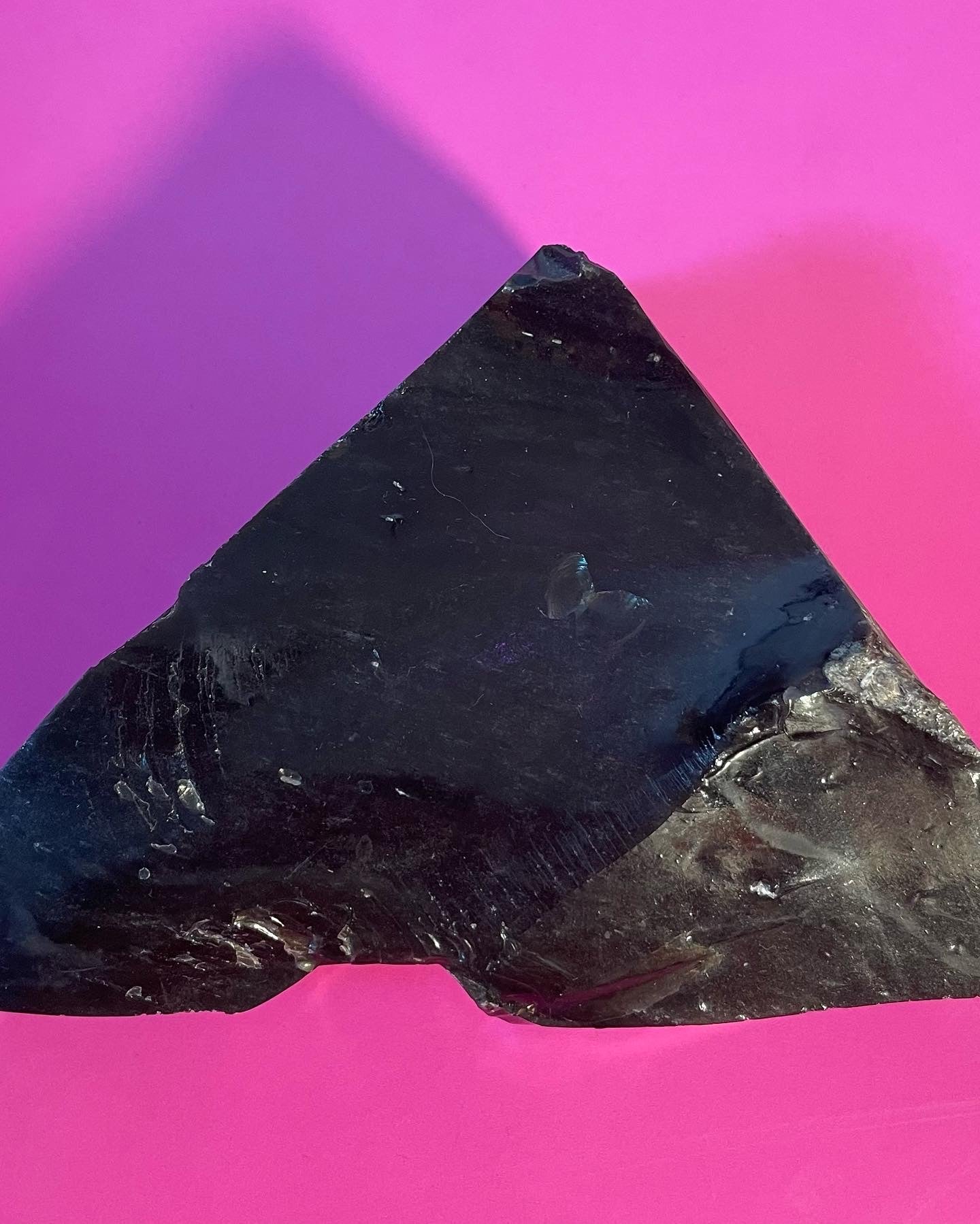 Obsidian - Mt. Shasta Obsidian Natural Crystal